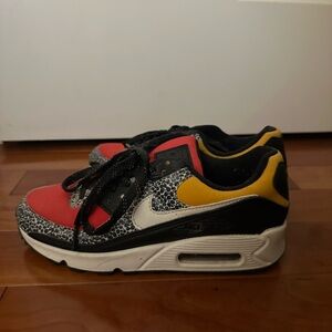 Nike Air Max Sneakers - Red, Yellow, and Black